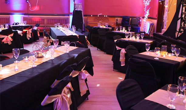 Superior Ballroom - Decorated Tables in Ballroom